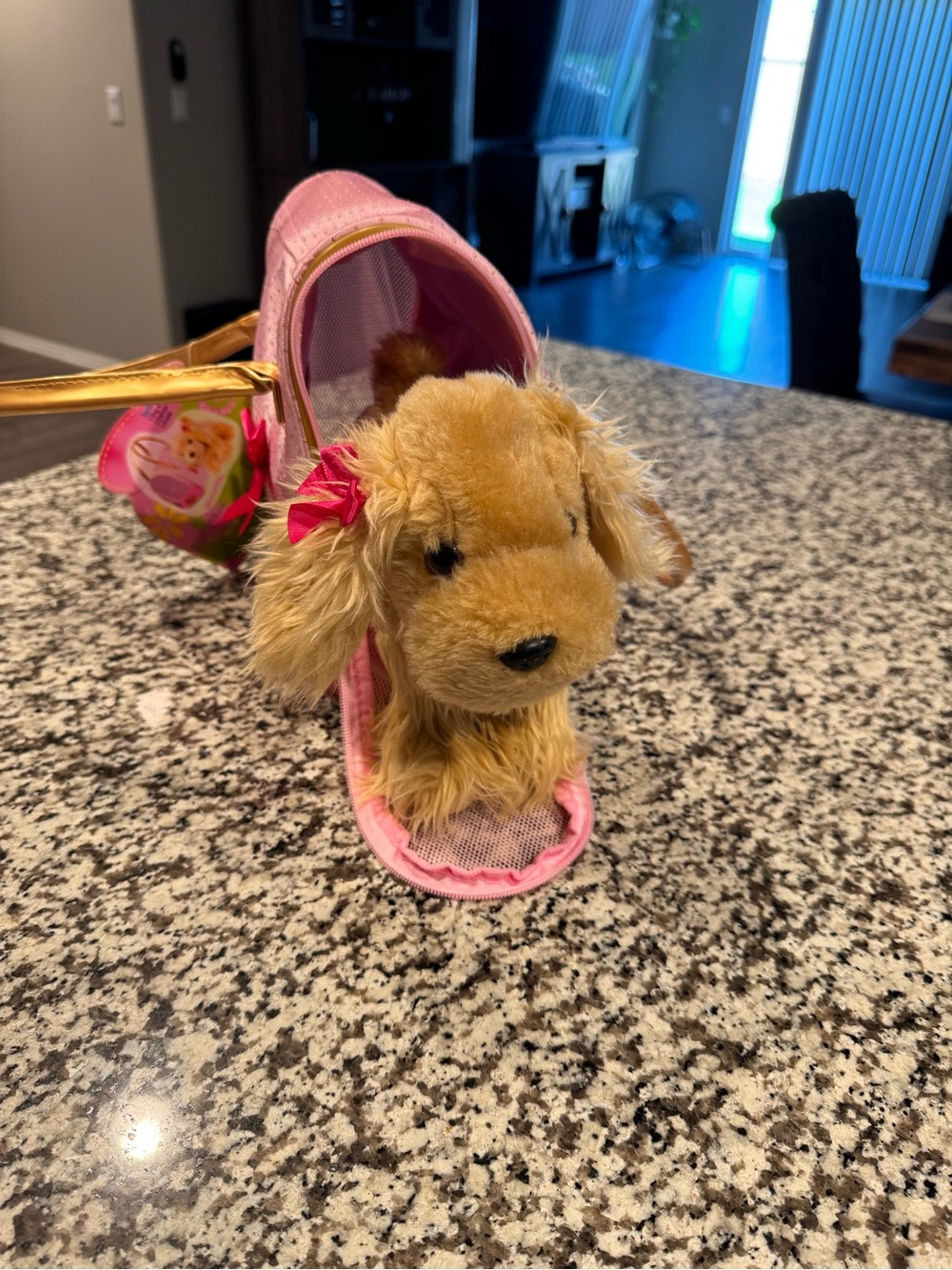 Pucci Pups Golden Dot Glam Bag & Cocker Spaniel